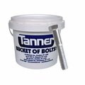 Tanner 3/8in-16 x 3/4in Hex Tap Bolts, Full Thread, Steel TB-280